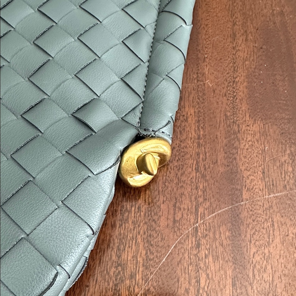 NWT Tiffany & Fred Paris Woven Leather Hobo Shoulder Bag - Picture 4 of 6